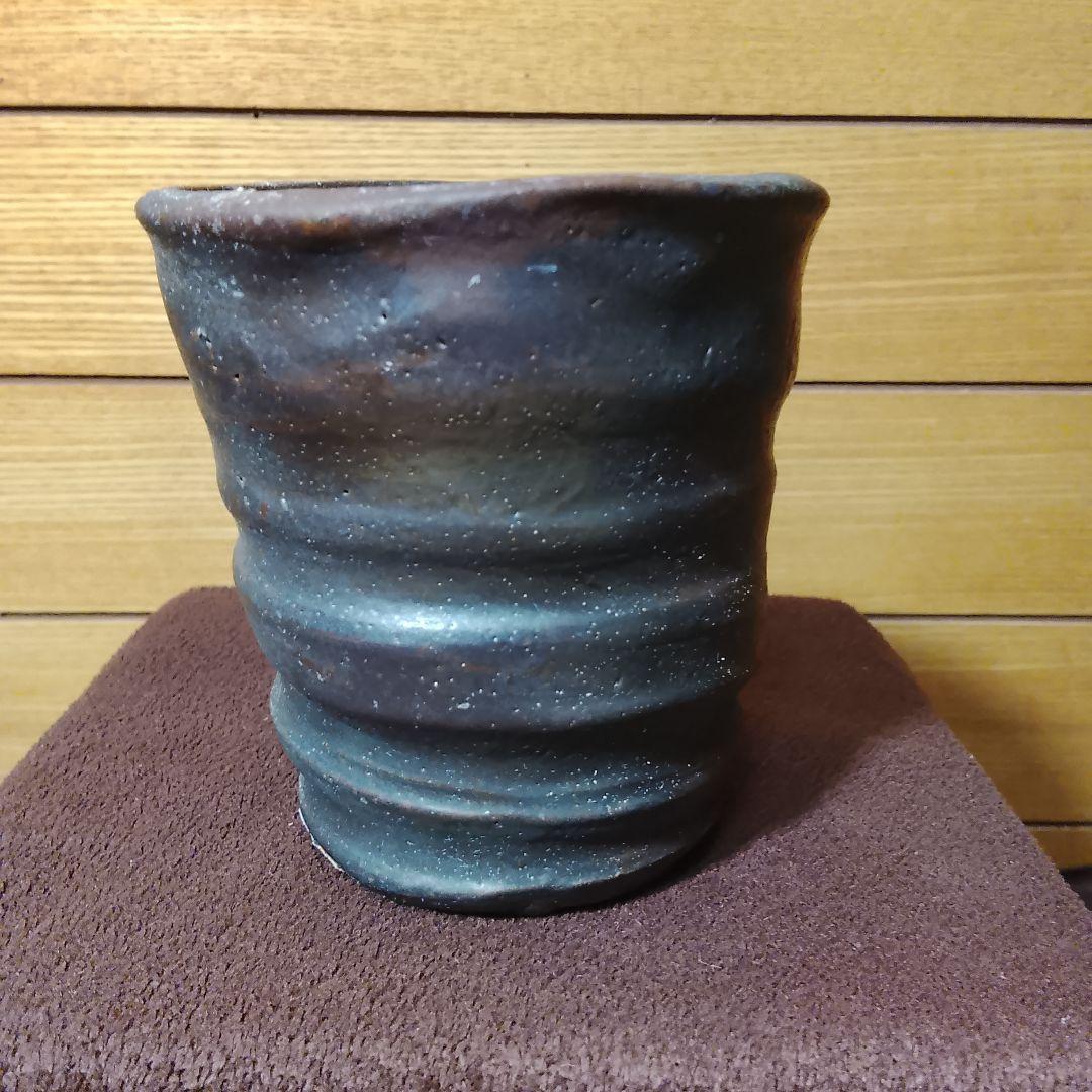 ② 故島武己作　湯呑　陶器　南蛮焼　沖縄　陶芸品