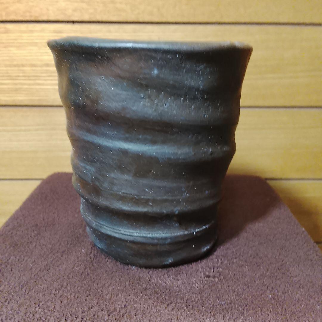 ② 故島武己作　湯呑　陶器　南蛮焼　沖縄　陶芸品