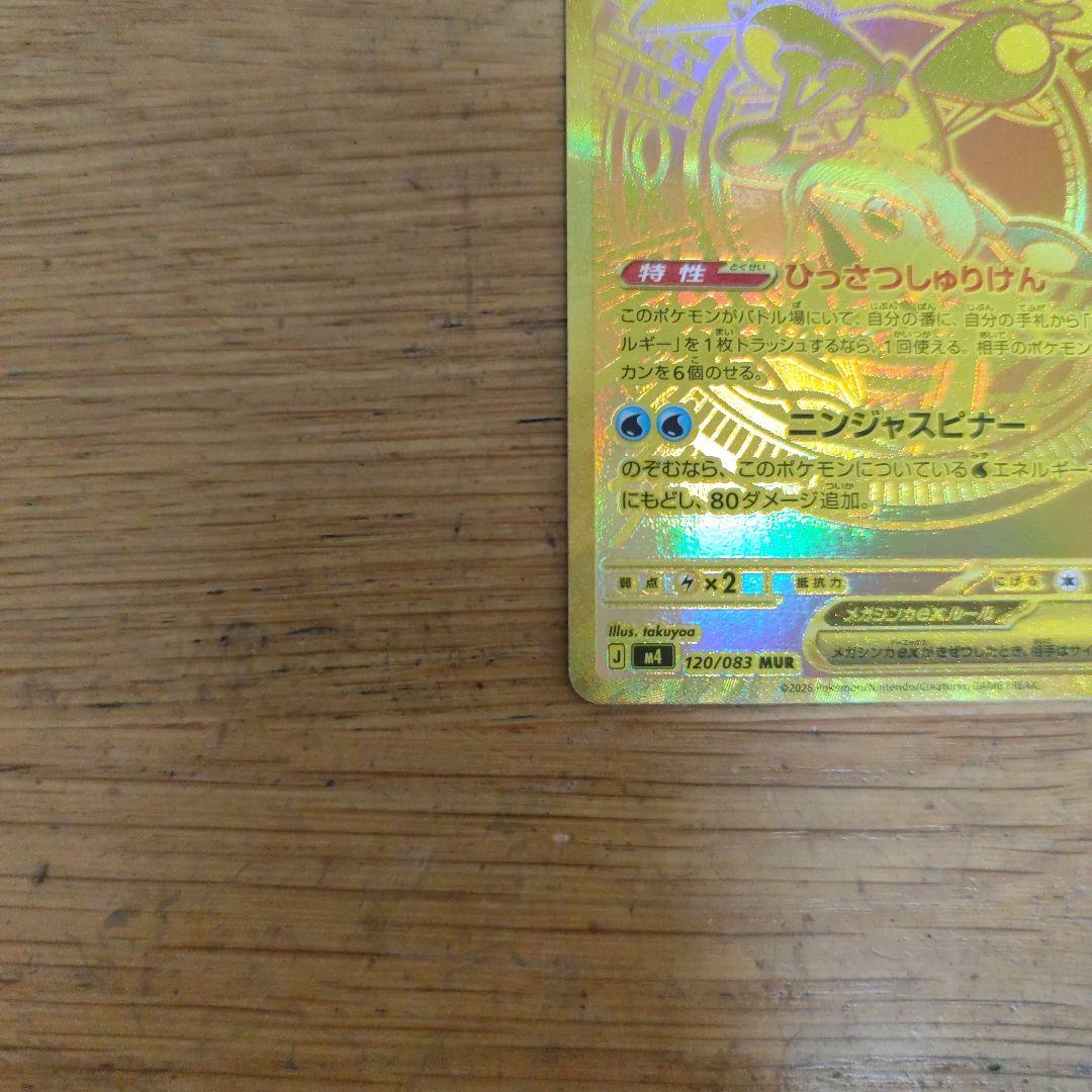 メガゲッコウガex mur おまけ付き
