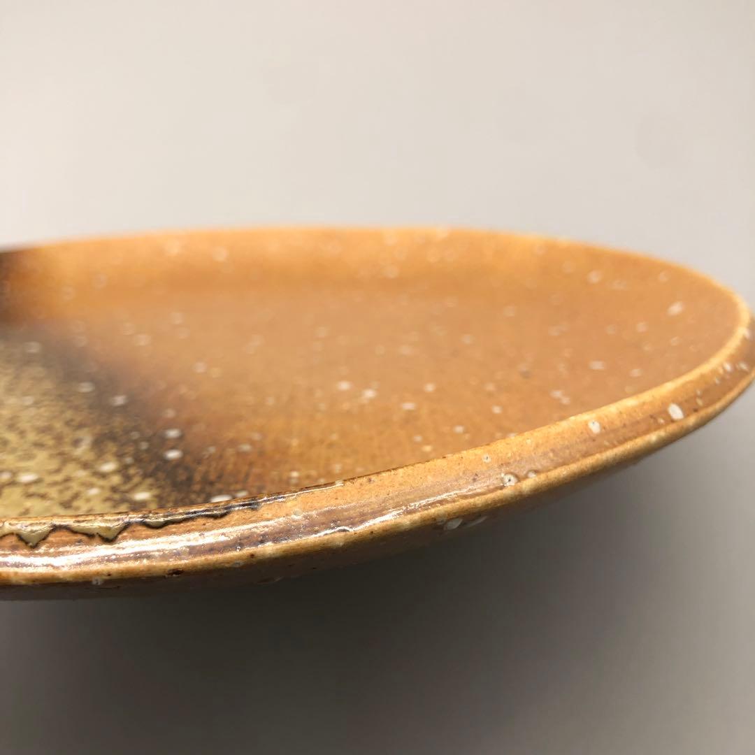 希少高橋楽斎信楽焼陶器お皿プレート3枚セット24cm伝統工芸骨董アンティーク食器