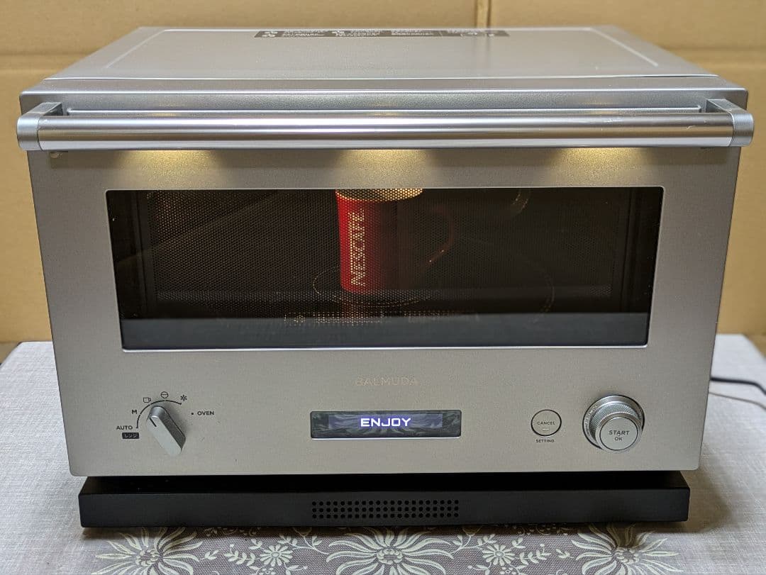 BALMUDAオーブンレンジ極美品　高級ステンレスタイプ