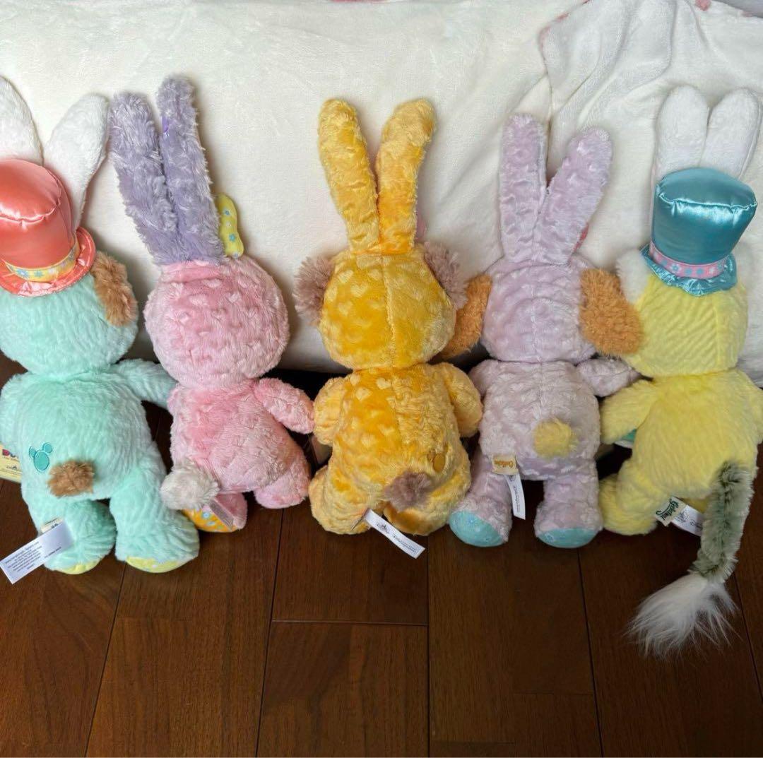 香港ディズニー　ぬいぐるみSSセット　イースター