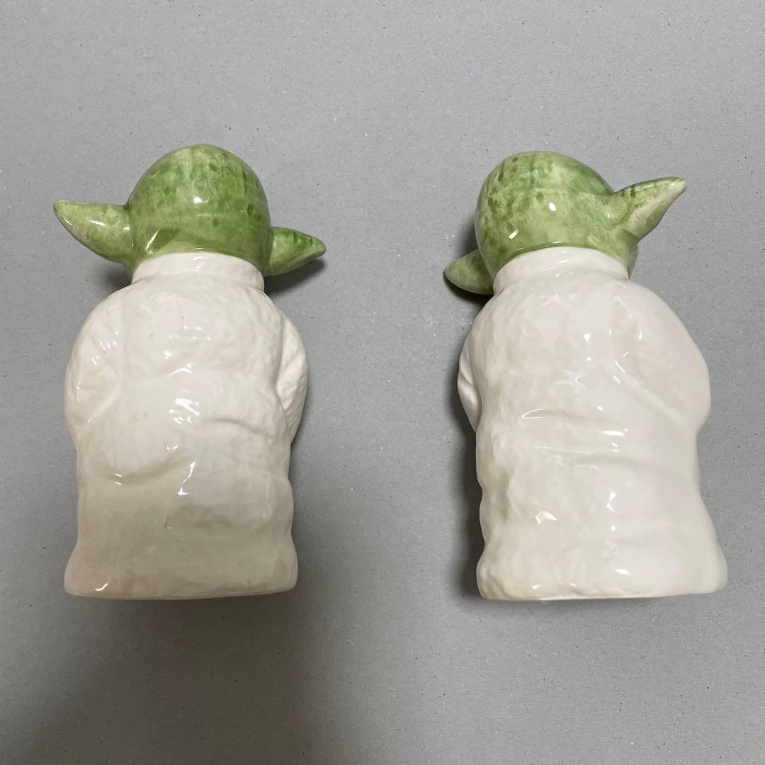 スターウォーズ ヨーダ ソルト&ペッパー 　陶器製 2体セット　美品