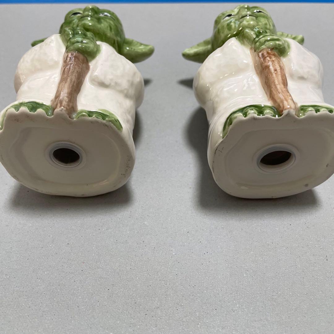スターウォーズ ヨーダ ソルト&ペッパー 　陶器製 2体セット　美品