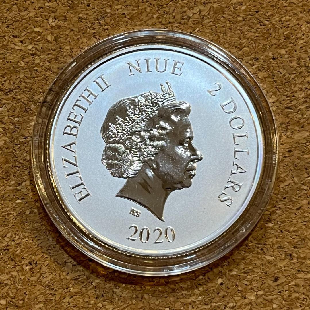 ニウエ 1オンス銀貨（フェニックス,2020年）③