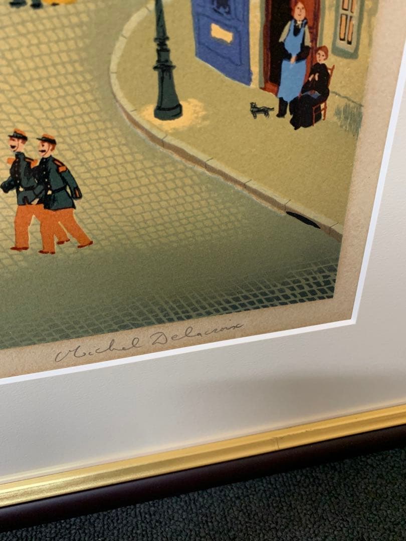 ミッシェル・ドラクロワ　 リトグラフ