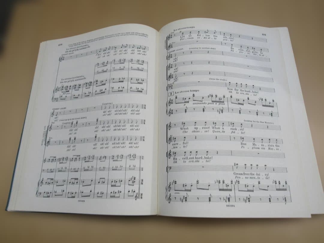 Voスコア【プッチーニ：オペラ「ラ・ボエーム」（英・伊語）】( VSc340