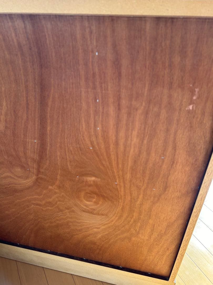 大雪木工 北海道民芸家具 ライティングビューロー 天然木 収納机 学習机