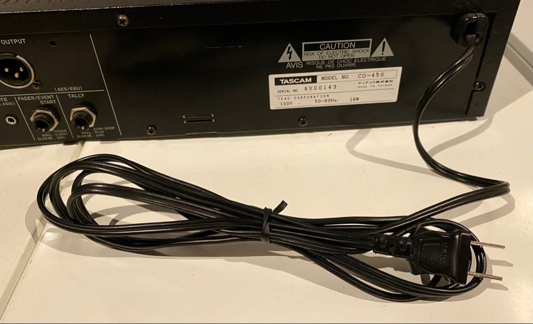 TASCAM CD-450 プレーヤー業務用機器　オーディオ【2/1値下げ】