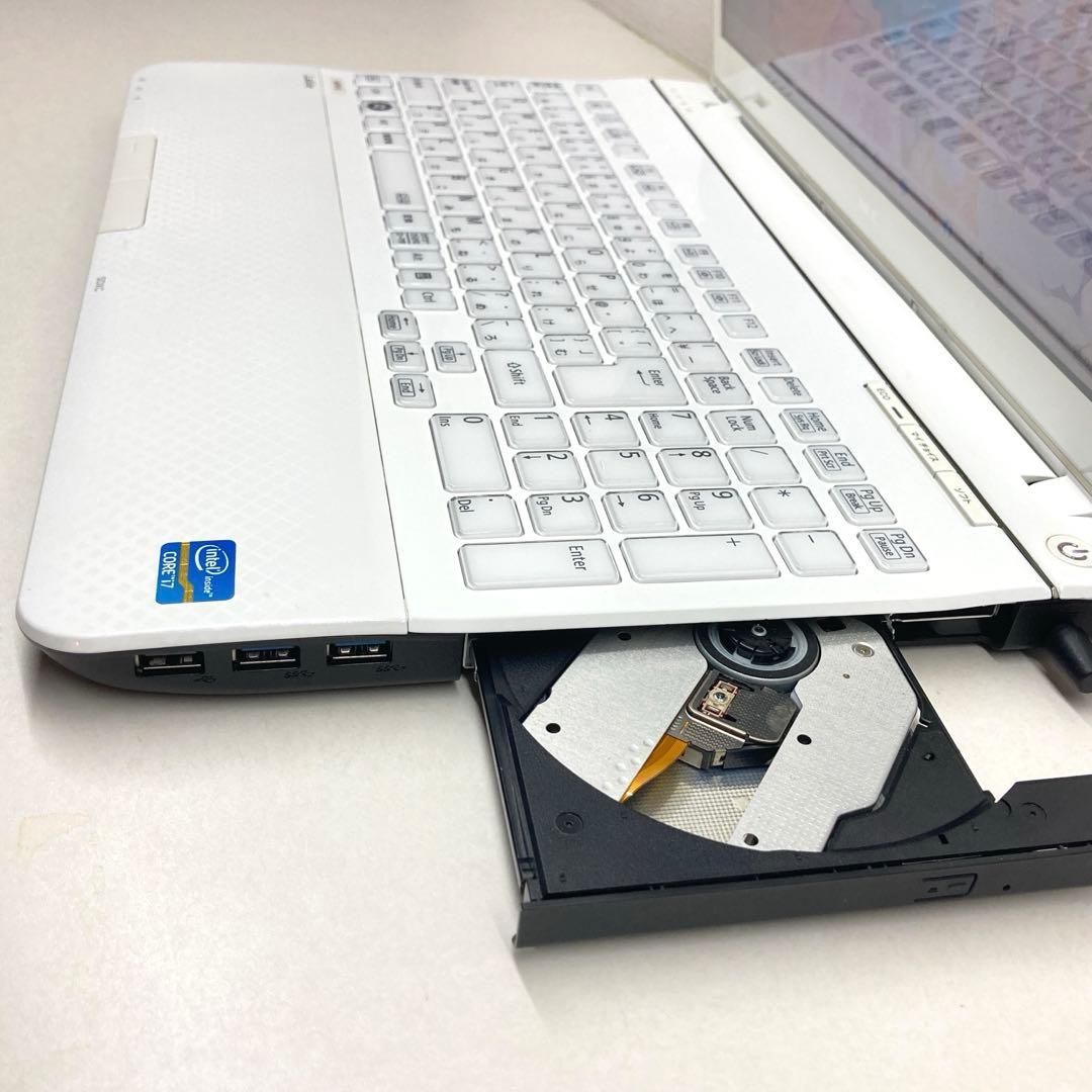 ノートパソコン　core i7-3612QM SSD:128GB 8GB