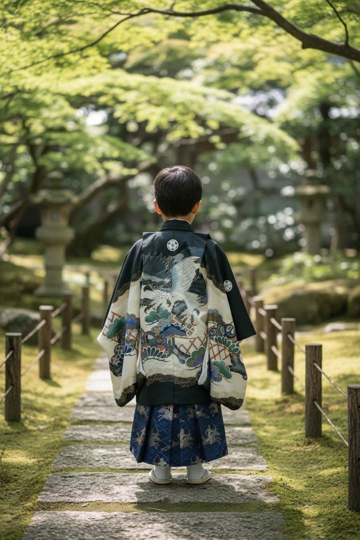 お買い得品♡七五三　5歳　男の子　フルセット　一式　黒