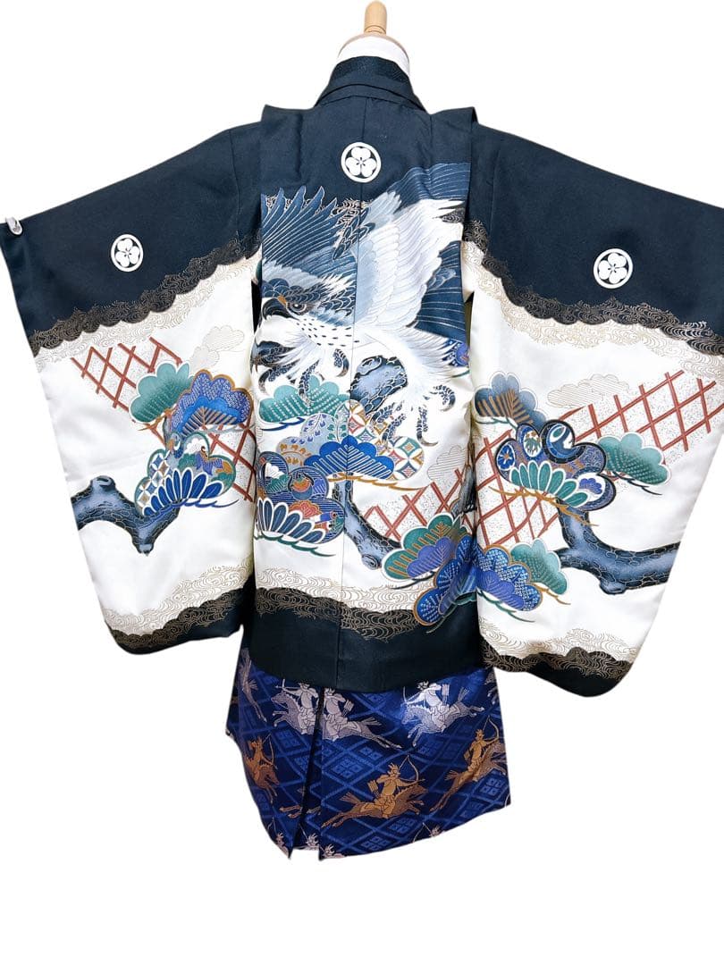 お買い得品♡七五三　5歳　男の子　フルセット　一式　黒