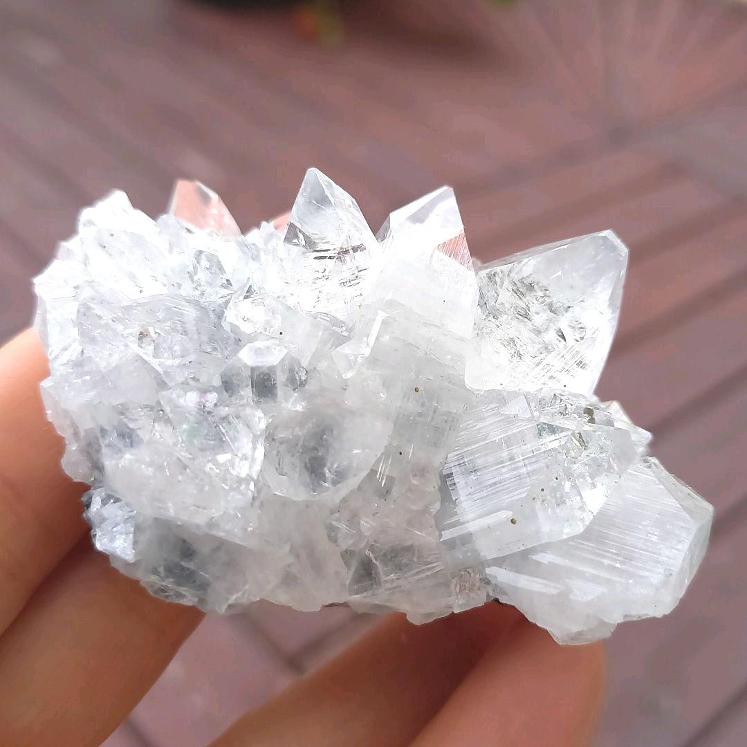 天然石◼️アポフィライト☆魚眼石☆パワーストーン☆クラスター　a11