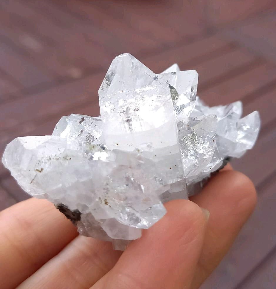 天然石◼️アポフィライト☆魚眼石☆パワーストーン☆クラスター　a11