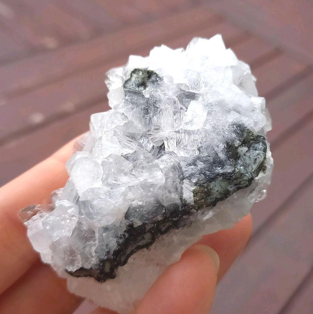 天然石◼️アポフィライト☆魚眼石☆パワーストーン☆クラスター　a11