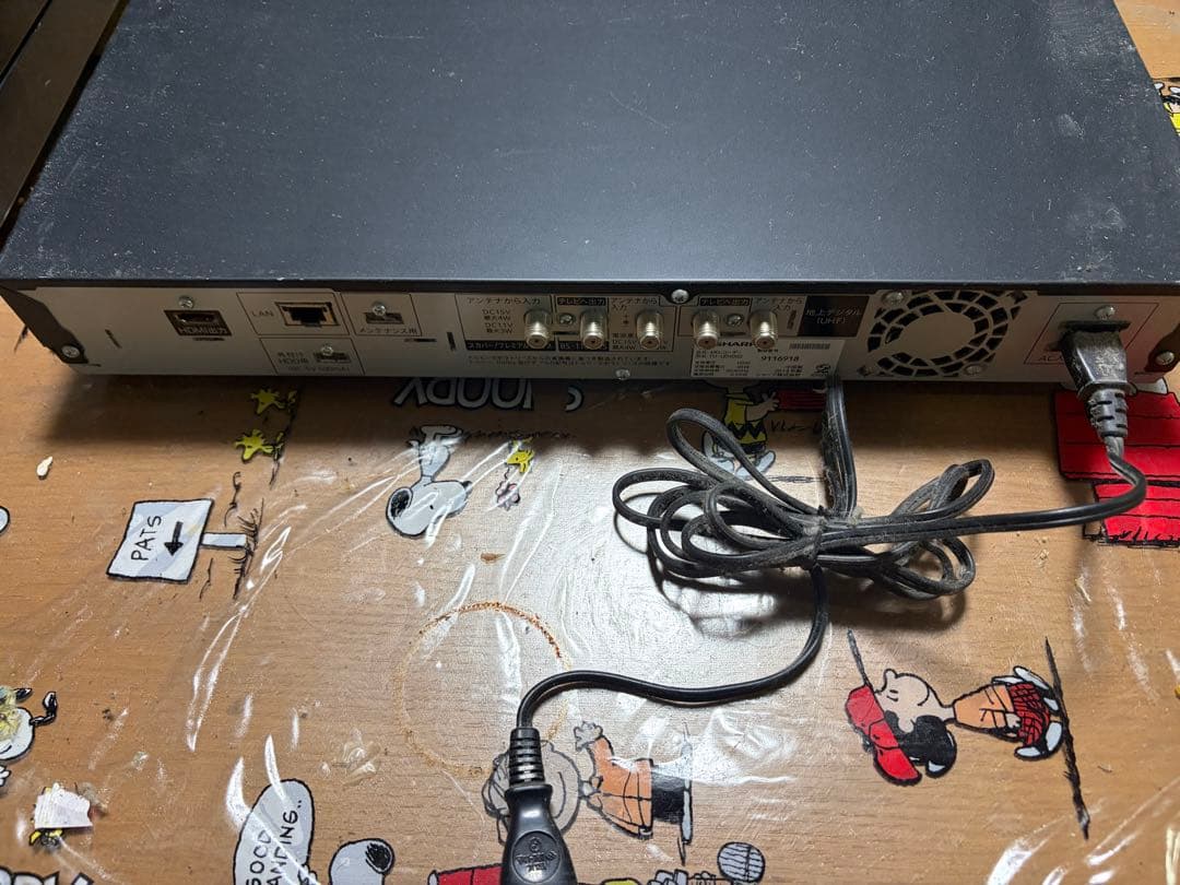 4Kレコーダー SHARP TU-UD1000 動作確認済 地デジ対応