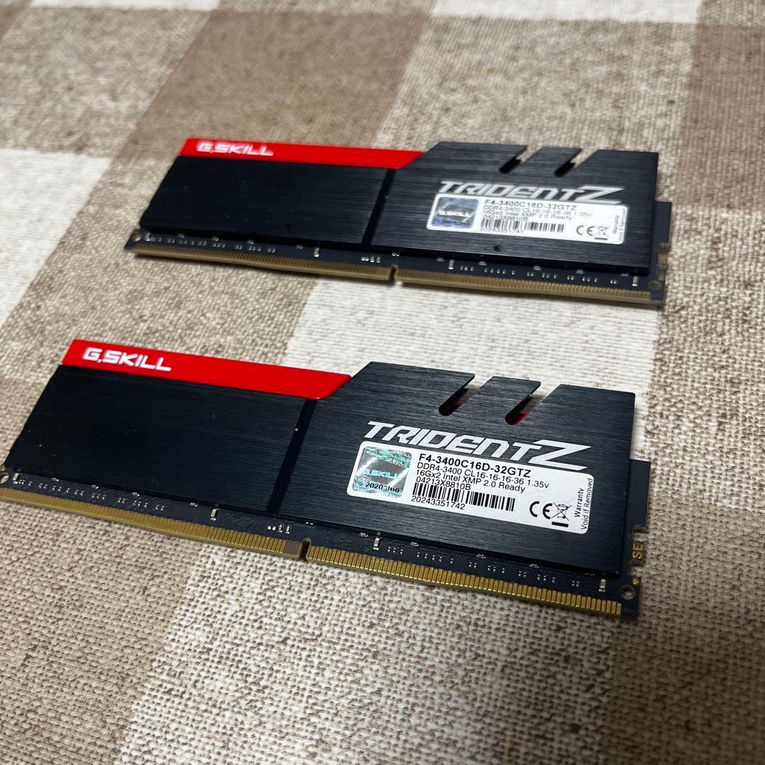 メモリー G.SKILL TRIDENT Z DDR4 32GB 3333MHz