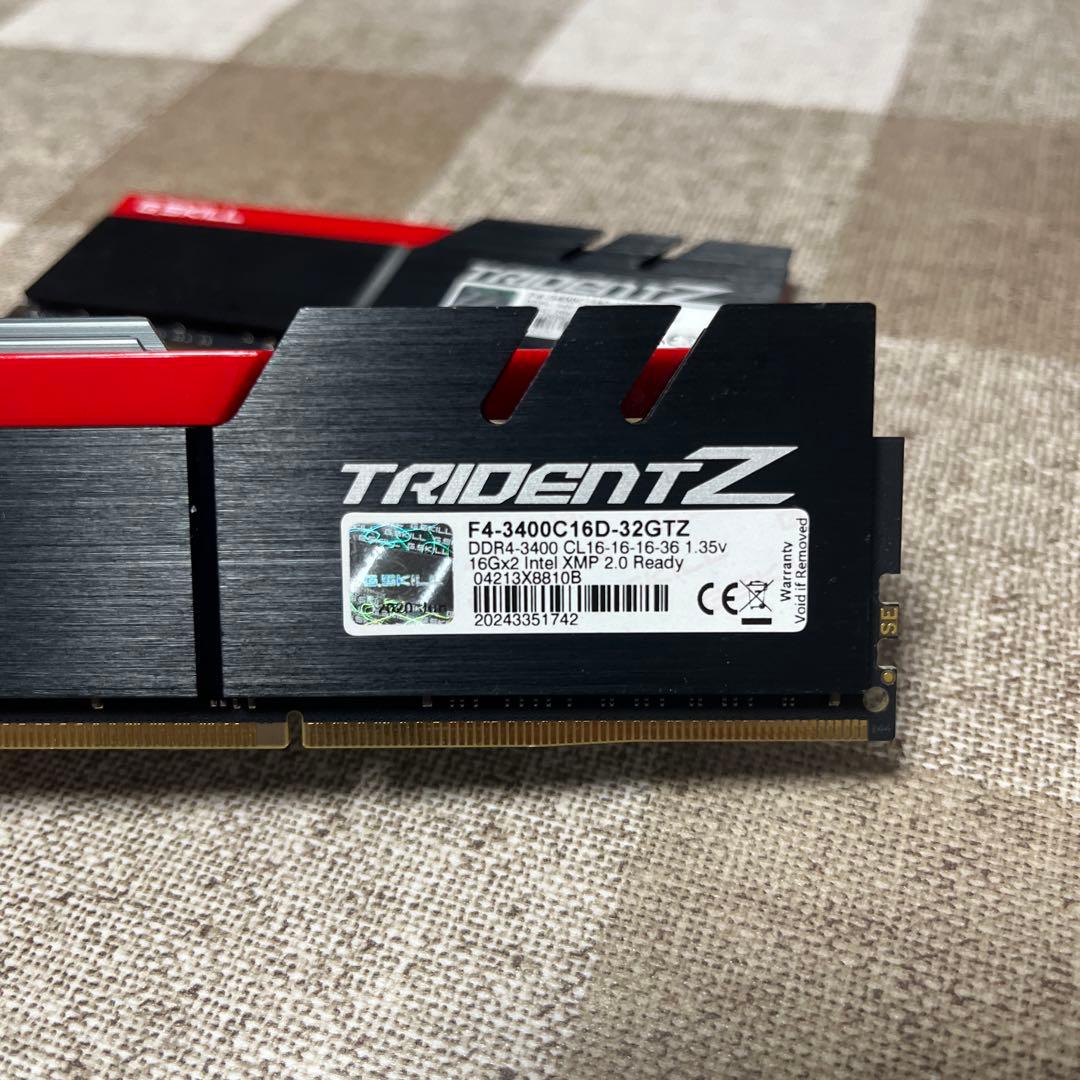 メモリー G.SKILL TRIDENT Z DDR4 32GB 3333MHz