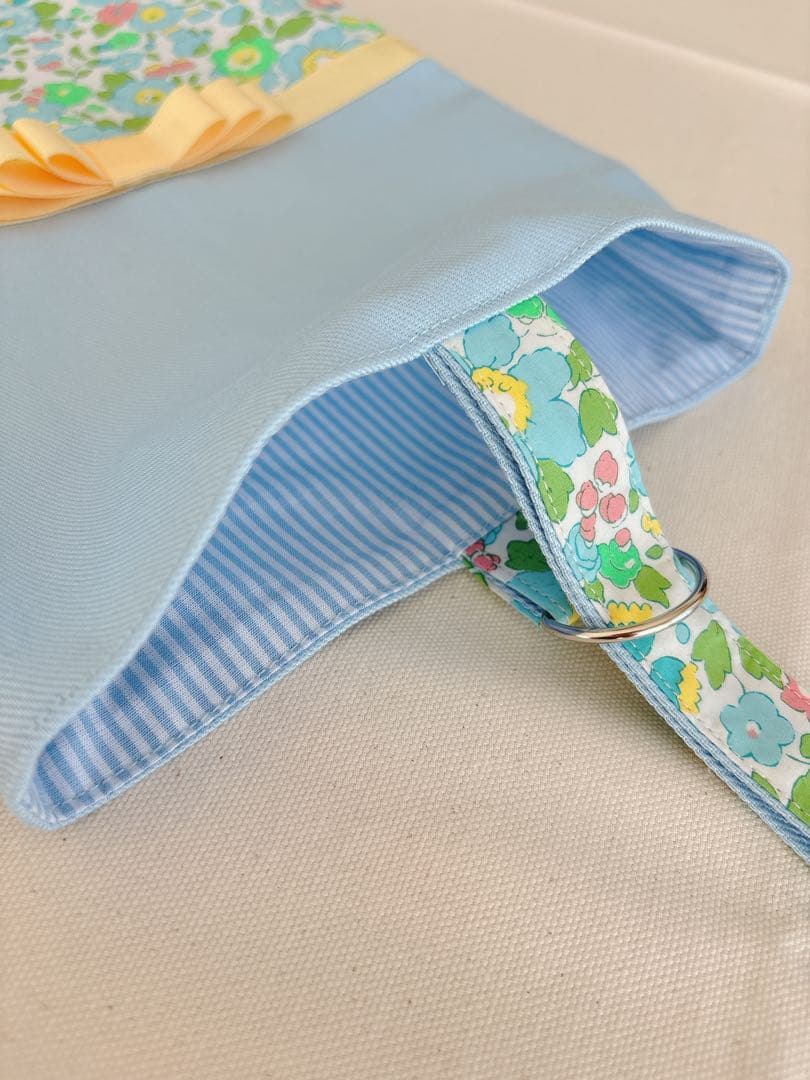 [入園入学3点セット]通園バッグ・通学バッグ（サックス×ベッツィネオン）