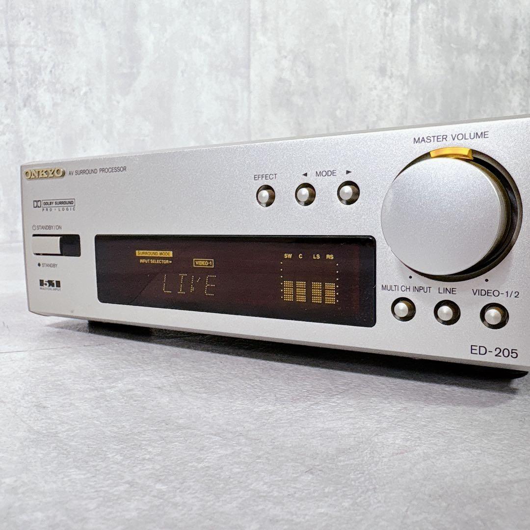 V530 ONKYO オンキョー ED-205 AVサラウンドプロセッサー