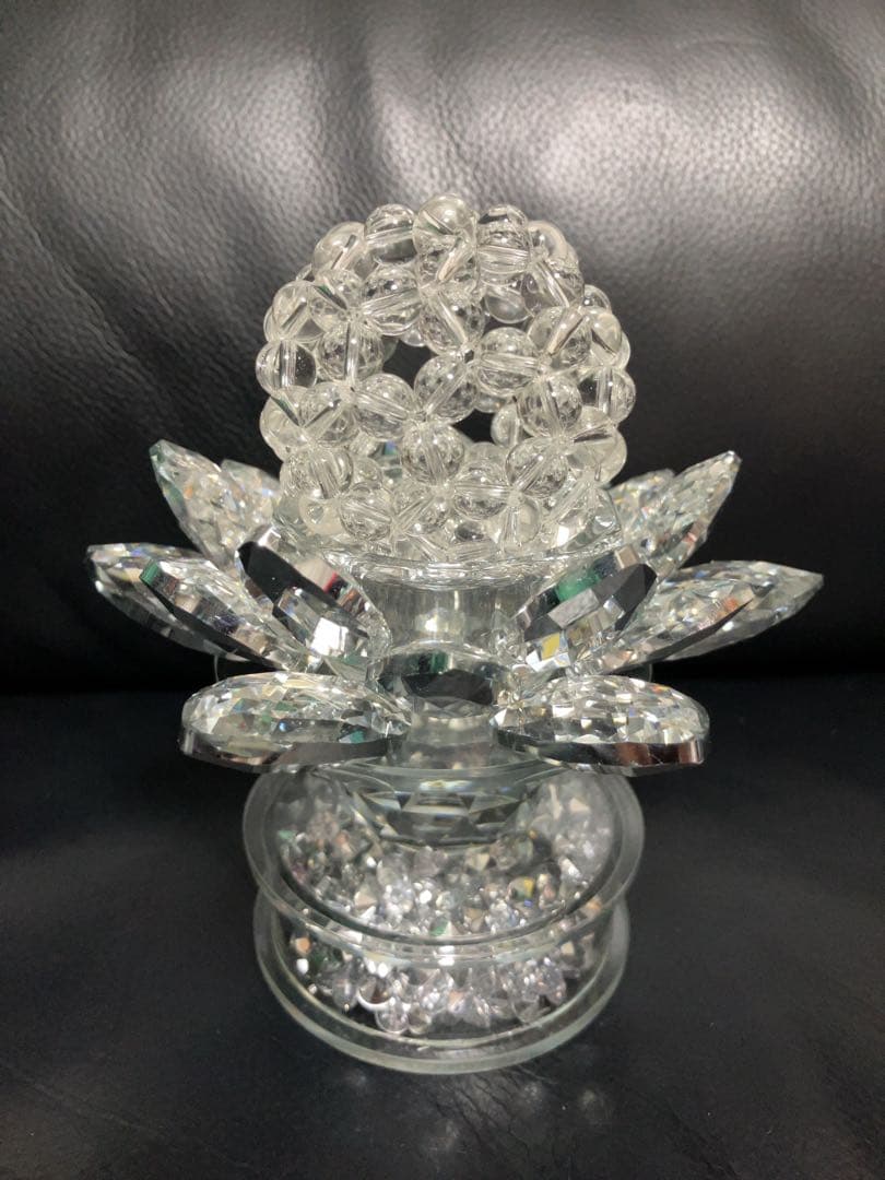 8mm フラーレン クリスタル 水晶　神聖幾何学 台座 スピリチュアル