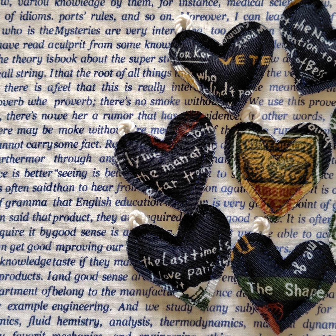 C39 デニムリメイク クッション ミニミニ ハートチャーム