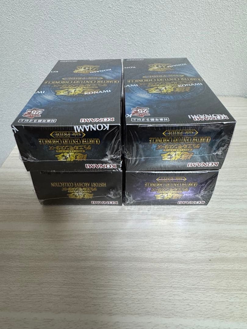遊戯王　4BOXセット　シュリンク付き
