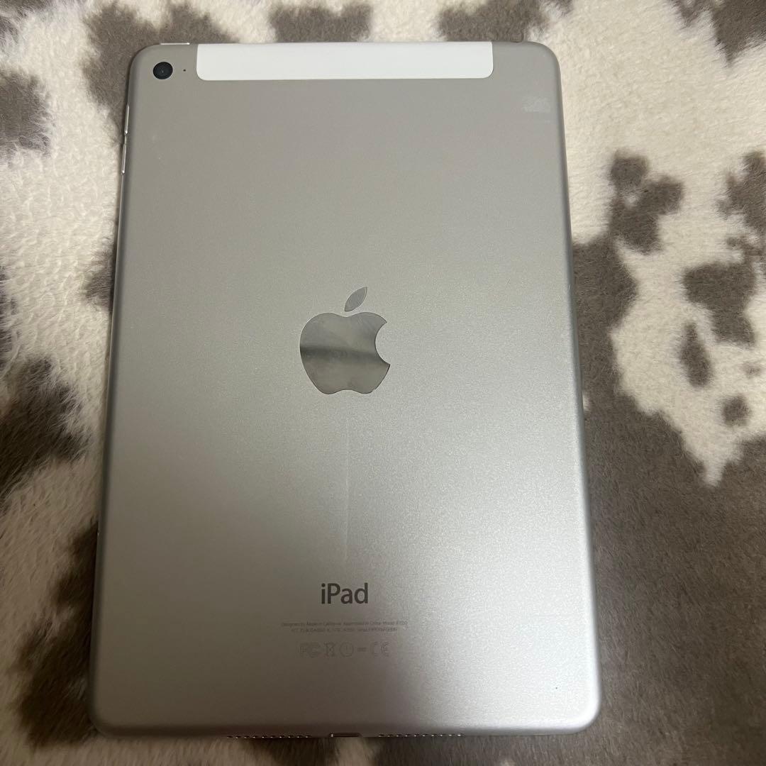 Apple iPadmini4 Cellularモデル シルバー