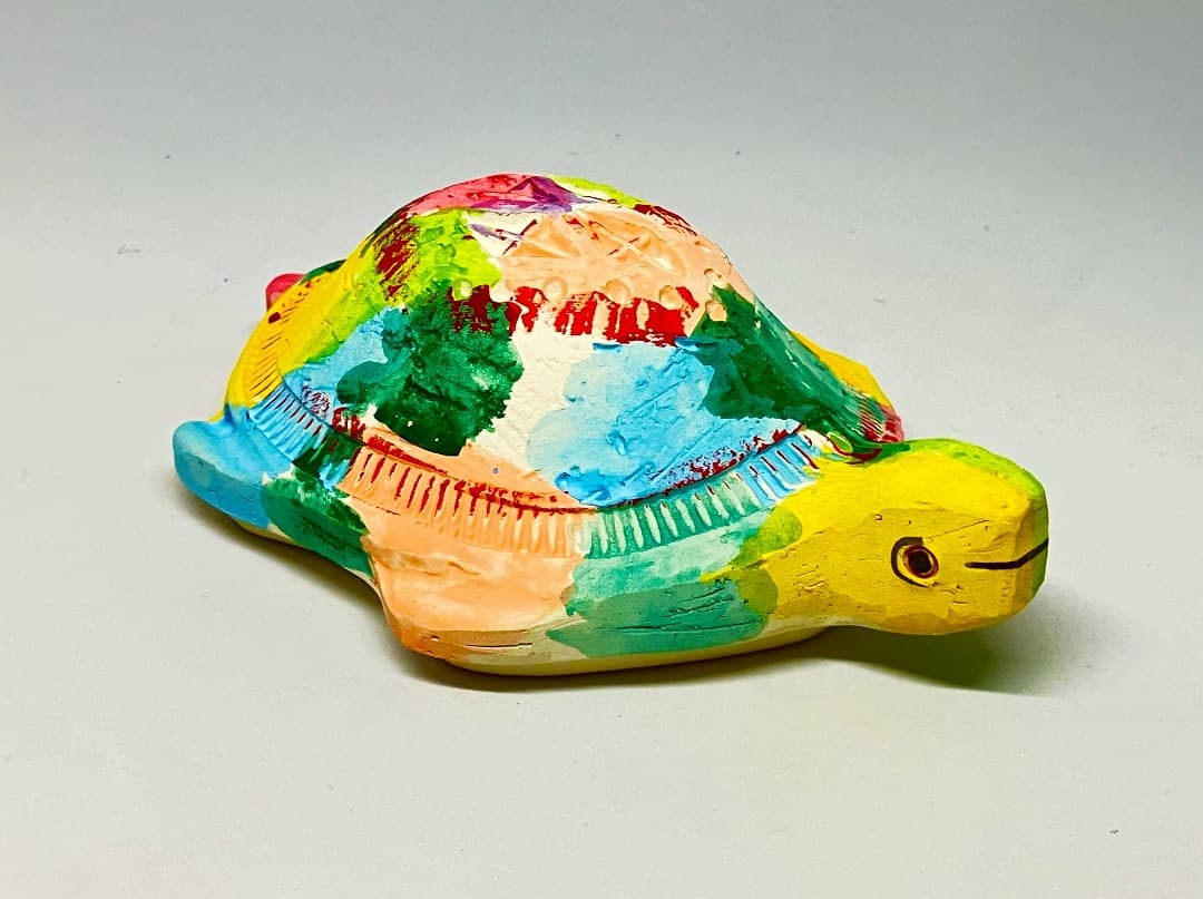 イタリア製・陶器の置物「亀」Flavia／Bitossi