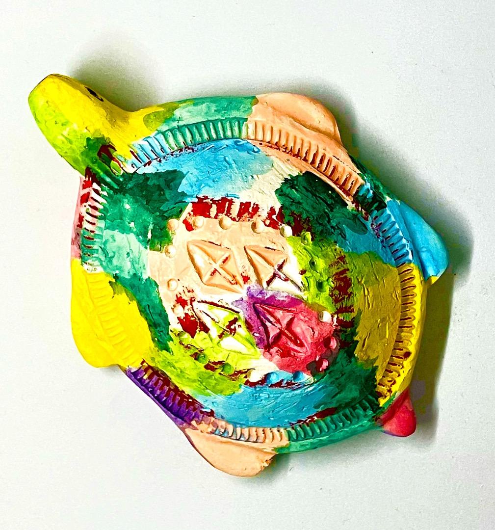 イタリア製・陶器の置物「亀」Flavia／Bitossi