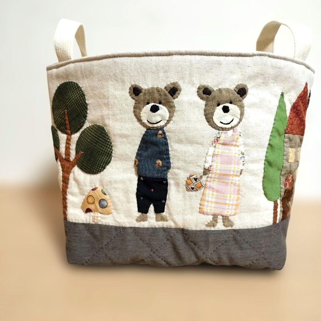 バック　布バスケット