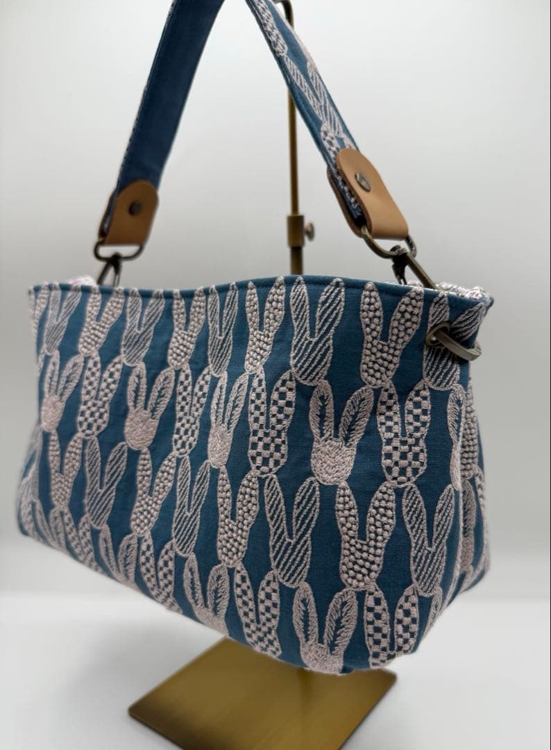 SALE ミナペルホネン ハンドメイドバッグ pomppiaⒷ