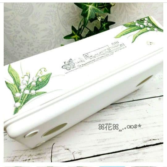 デコパージュꔛ‬ꕤインテリア雑貨♡BOXティッシュケース♡鈴蘭ガーデン♡リメイク