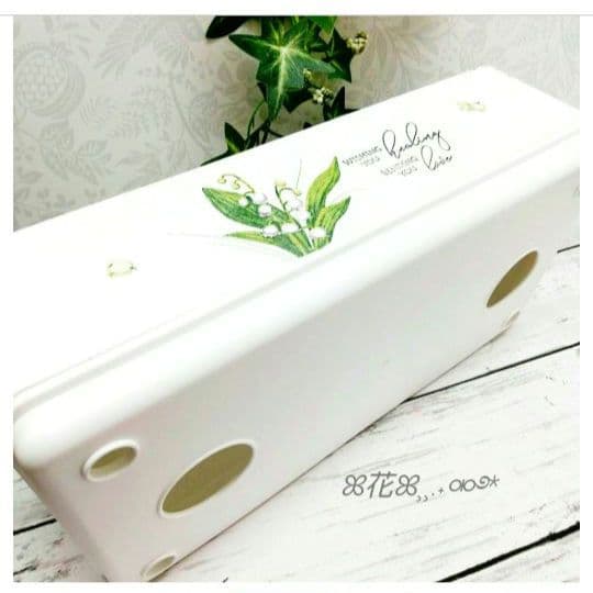 デコパージュꔛ‬ꕤインテリア雑貨♡BOXティッシュケース♡鈴蘭ガーデン♡リメイク