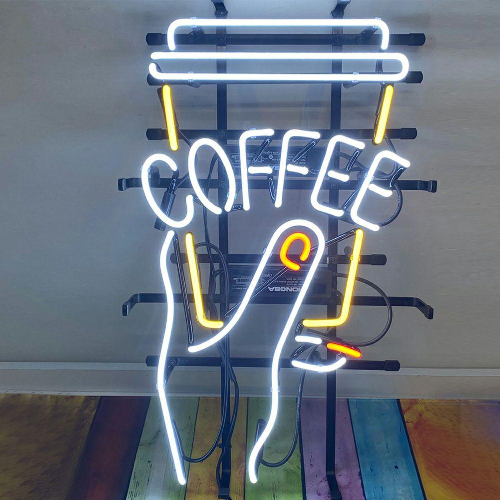 ネオンサイン　ネオン管　coffee　オーダーメイド　カフェ　店舗看板　間接照明