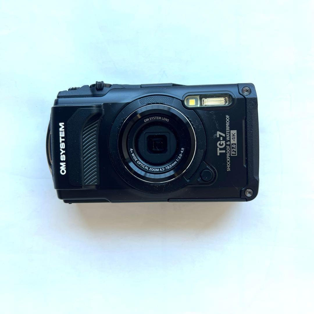 OM system TOUGH TG7 コンパクトデジタルカメラ　ブラック