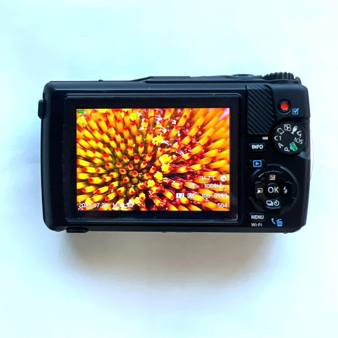 OM system TOUGH TG7 コンパクトデジタルカメラ　ブラック