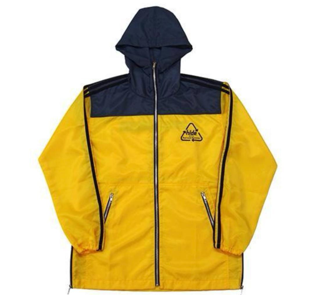 正規品 サイズ３ hideレモネード ラインパーカー イエロー LEMONeD