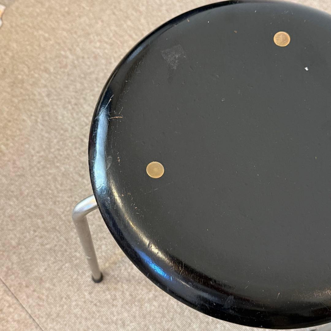 ビンテージ ドットスツール フリッツハンセン 3本脚 ヤコブセン ヴィンテージ