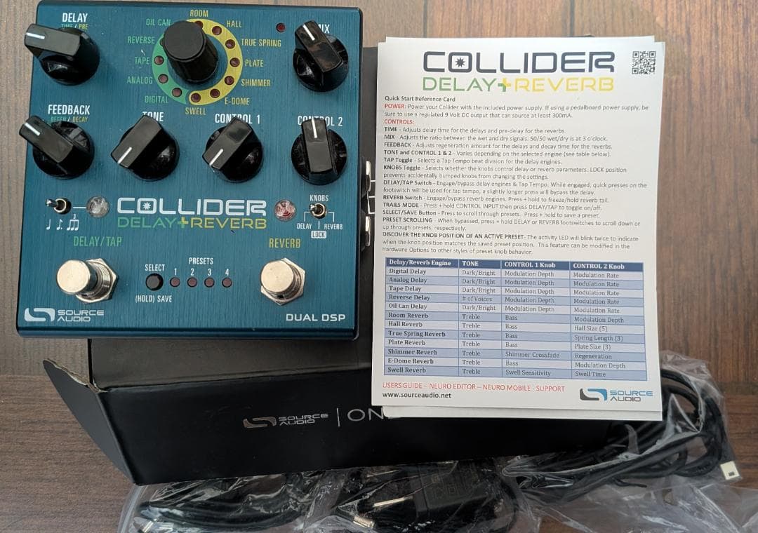 Source Audio SA263 COLLIDER ディレイ+リバーブ