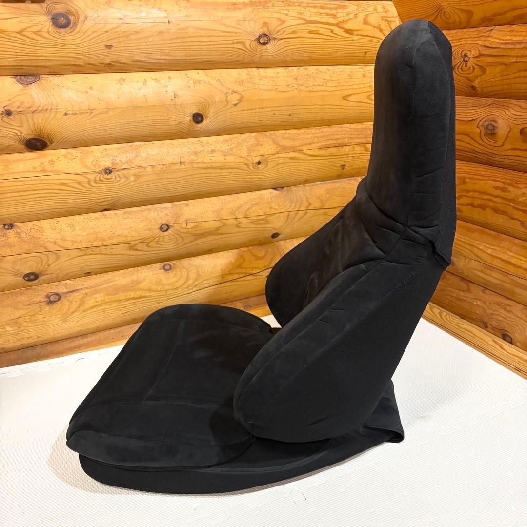 【美品】EXGEL エクスジェル 加地 座椅子 ハグ床座LX ブラック