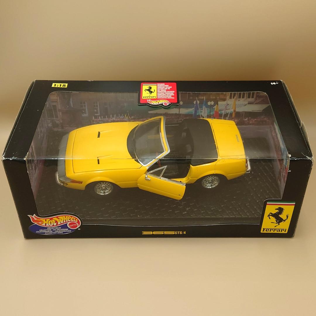 1/18 フェラーリ 365GTS/4 デイトナ・スパイダー イエロー ミニカー