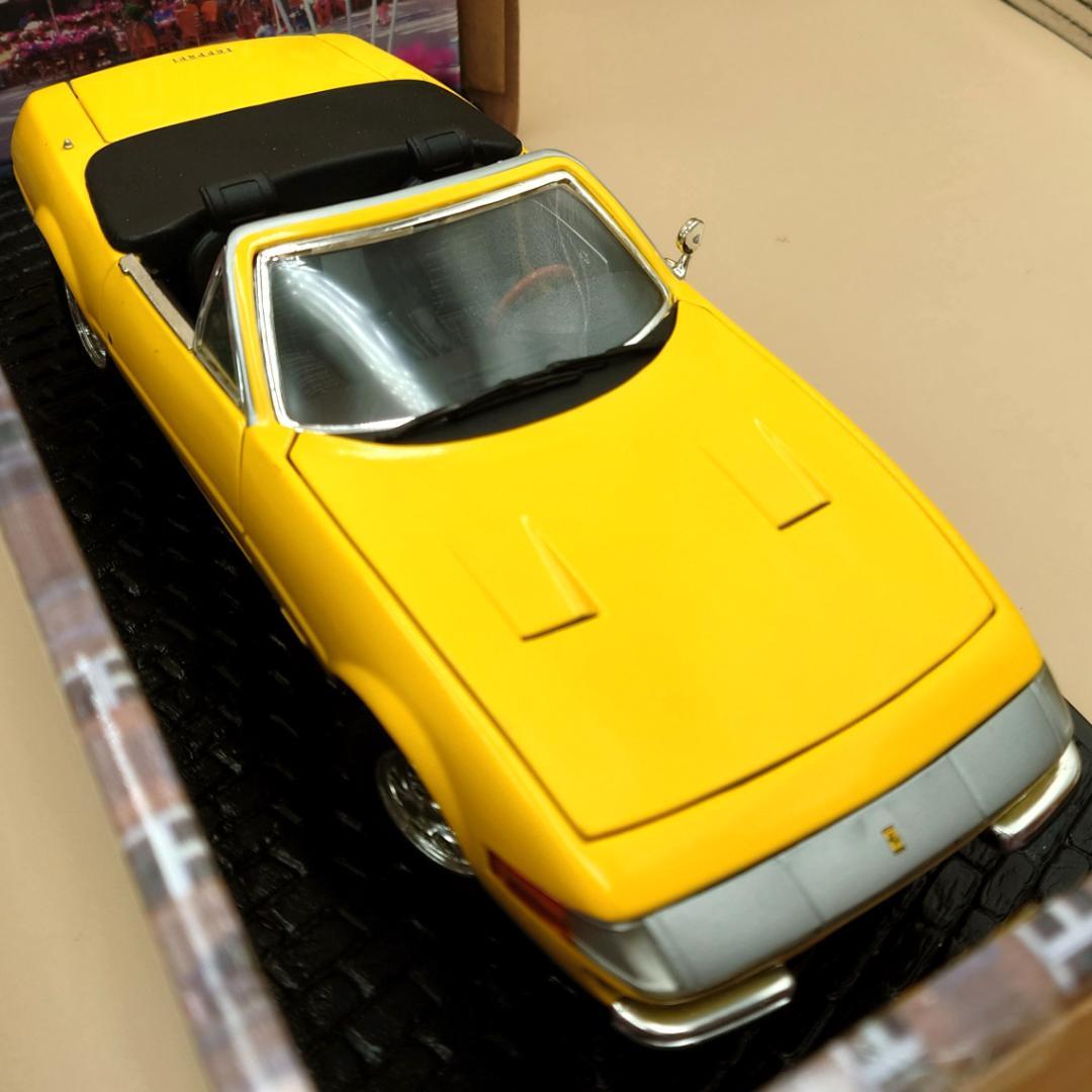 1/18 フェラーリ 365GTS/4 デイトナ・スパイダー イエロー ミニカー