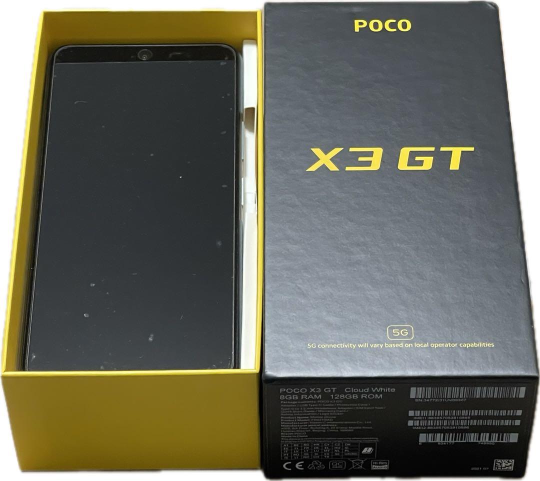【美品】POCO X3 GT 8GB/128GB ホワイト