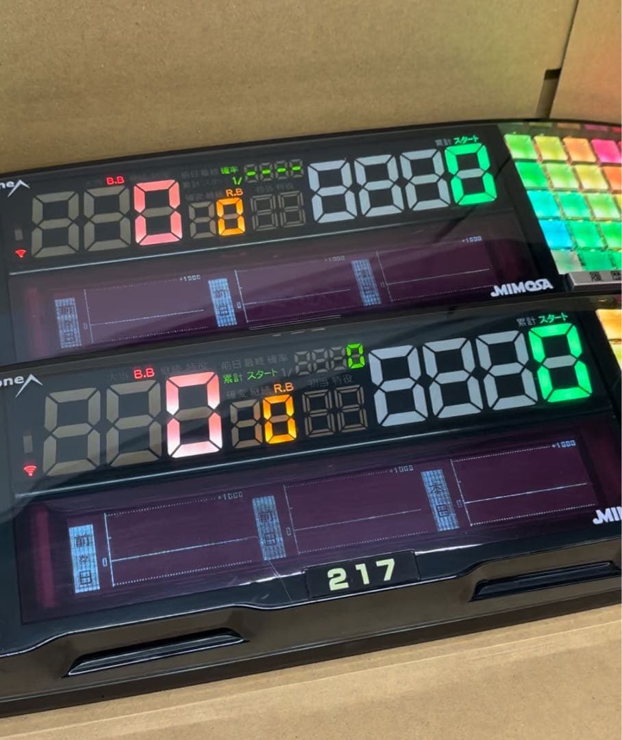 家庭用加工済み！ データカウンター ミモザ スロット用 ２台