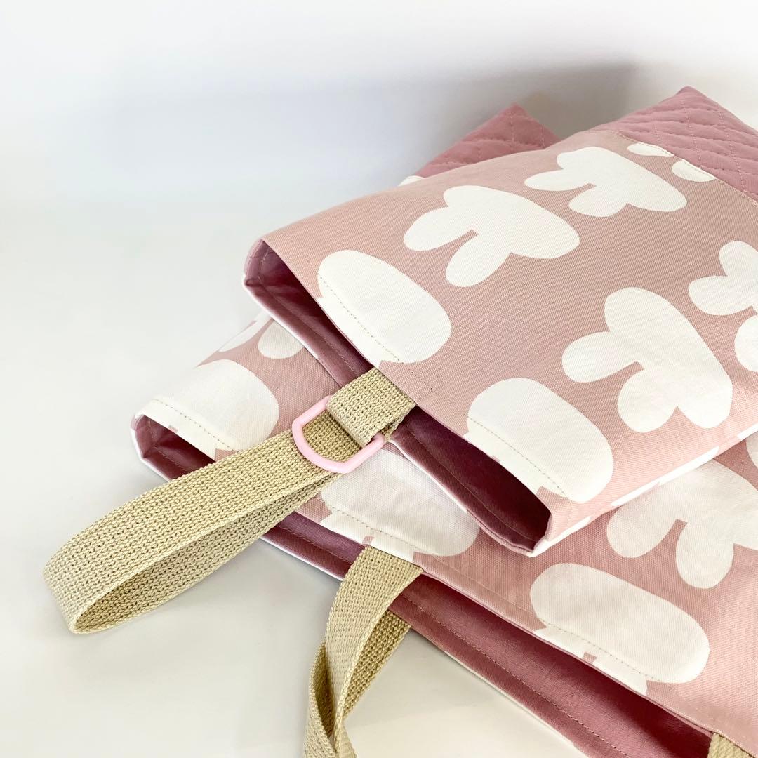 うさぎシルエット ⚪ レッスンバッグ 5点セット