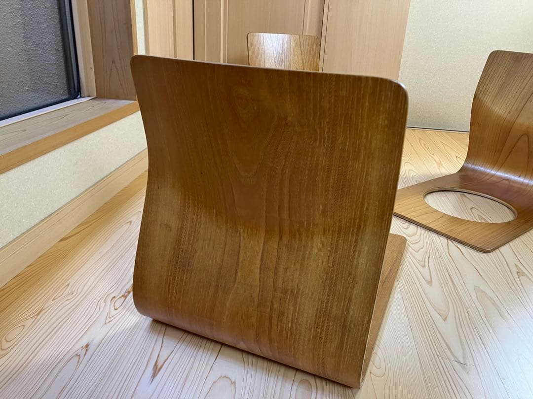 天童木工 座椅子 4脚セット 曲げ木 和モダン 藤森健次　ビンテージ　JAPAN