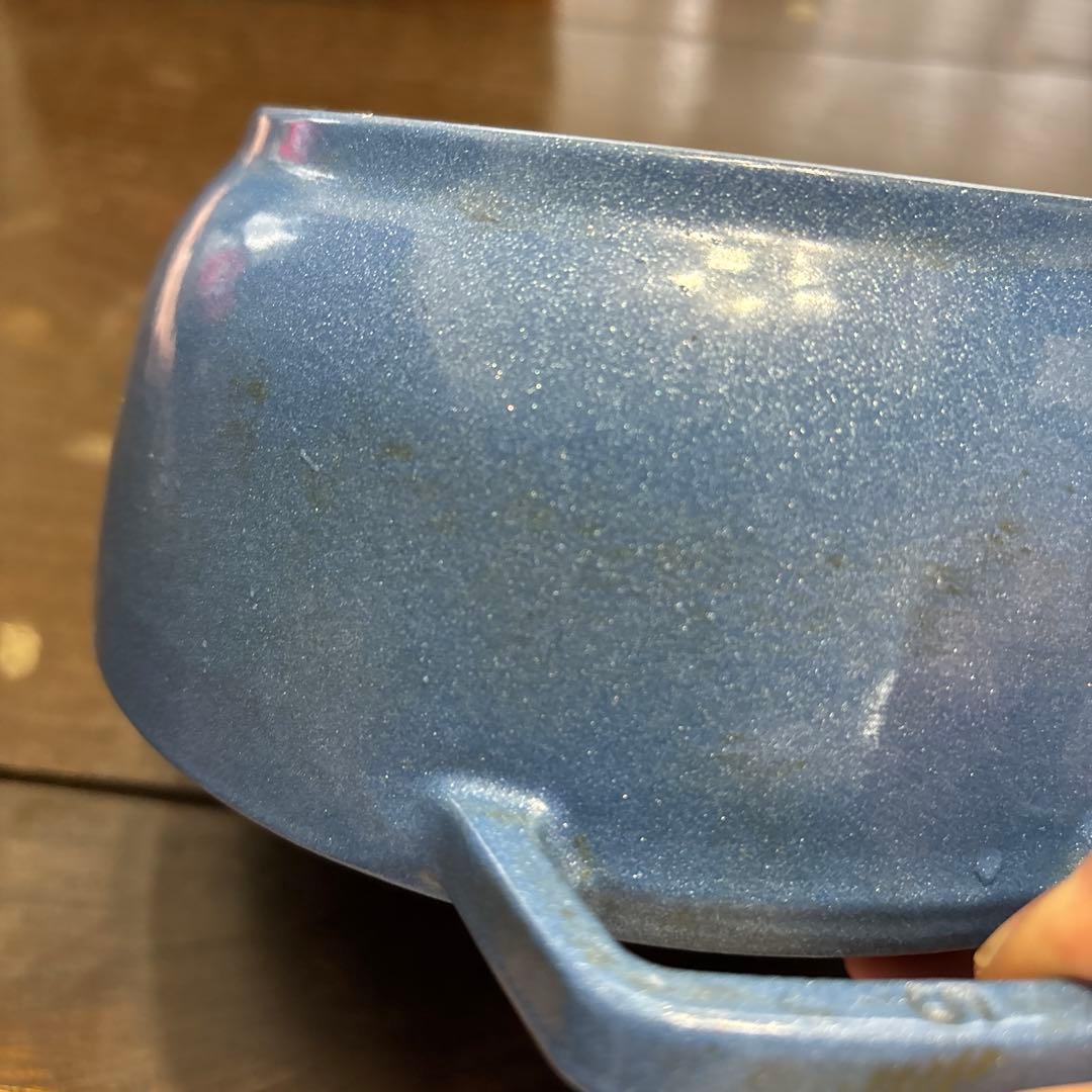 STAUB 両手鍋 WaーNabe蓋付き 青