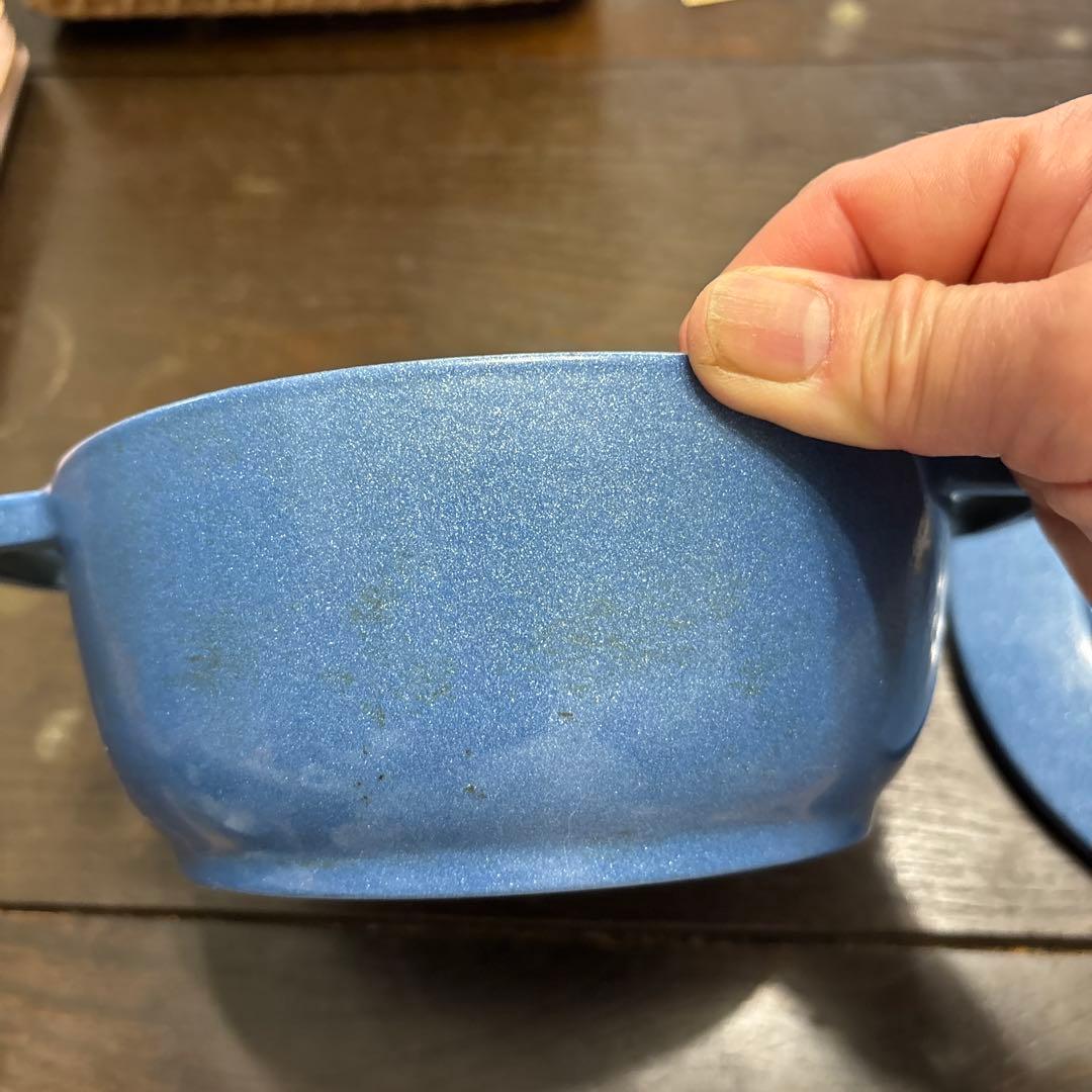 STAUB 両手鍋 WaーNabe蓋付き 青