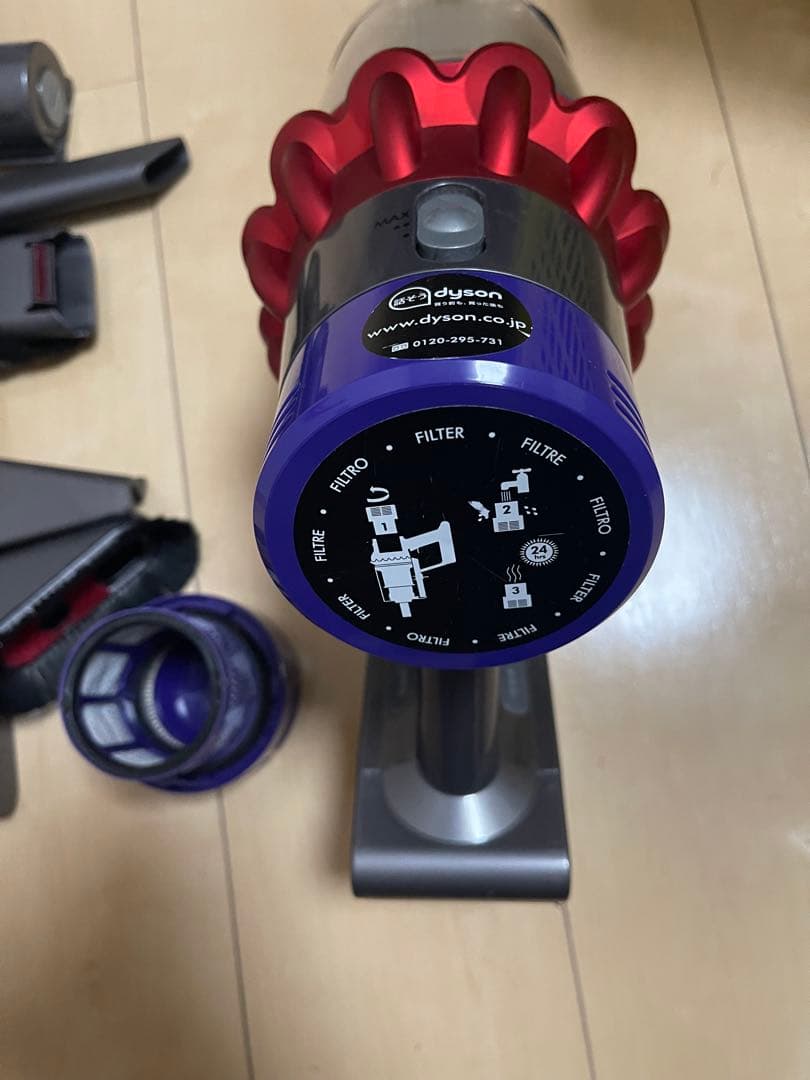 【美品】Dyson Cyclone V10 sv12エコーモード60分